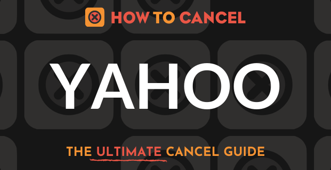 How to Cancel your account with Yahoo!