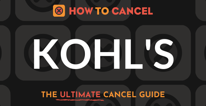 How to Cancel Kohl’s Credit