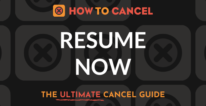 how to cancel resume now.com