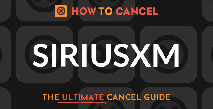How to Cancel Sirius XM