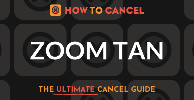 How to Cancel Zoom Tan