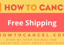 How to cancel Free Shipping