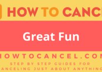How to cancel Great Fun