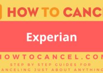 How to cancel Experian