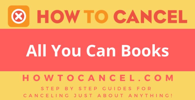 How to cancel All You Can Books