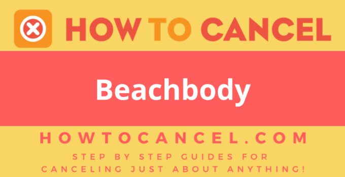 How to cancel Beachbody