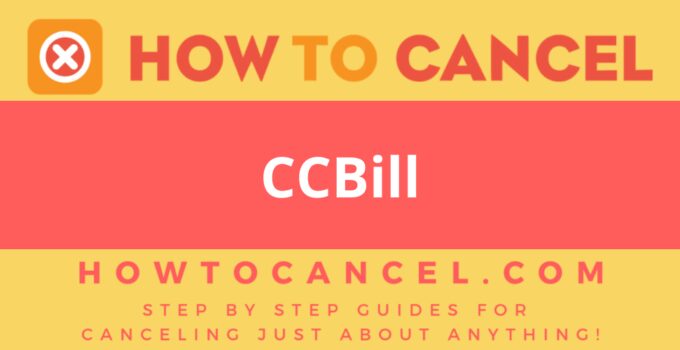 How to cancel CCBill