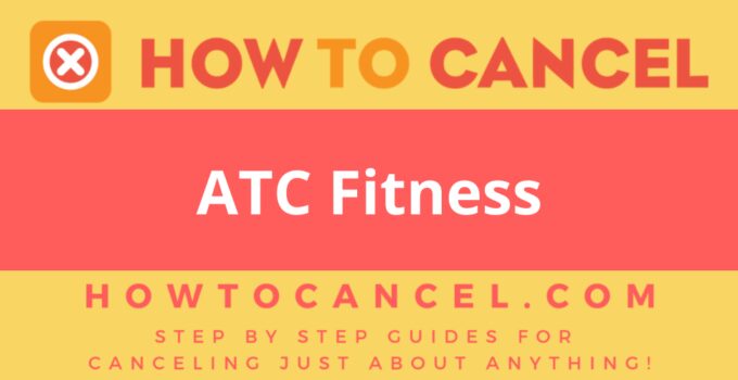 How to cancel ATC Fitness