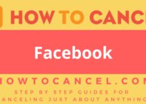 How to cancel Facebook