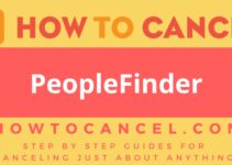 How to cancel PeopleFinder