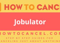 How to cancel Jobulator