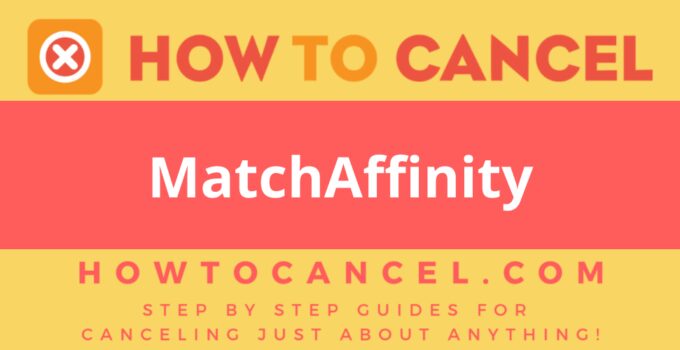 How to cancel MatchAffinity