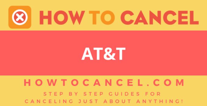 How to cancel AT&T