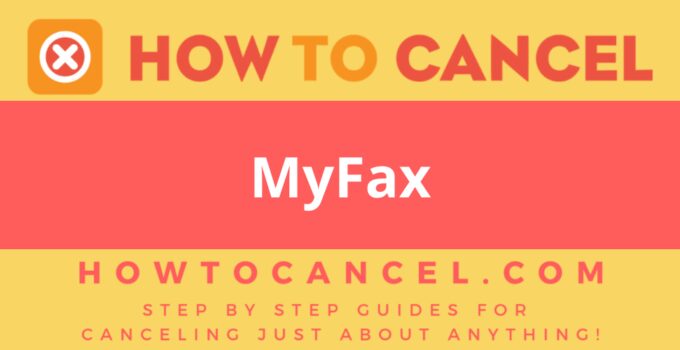 How to Cancel MyFax