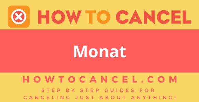 How to Cancel Monat