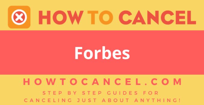 How to Cancel Forbes