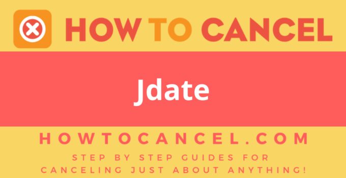 How to Cancel Jdate