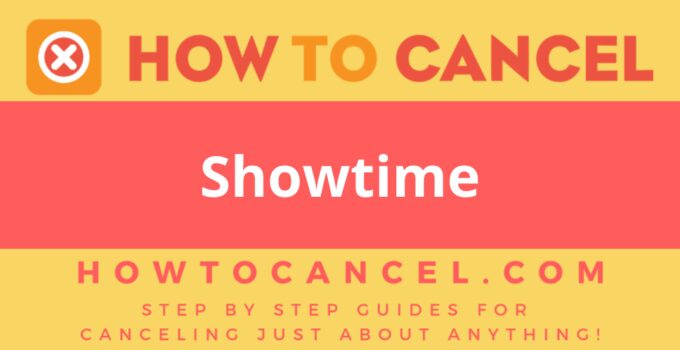 How to Cancel Showtime