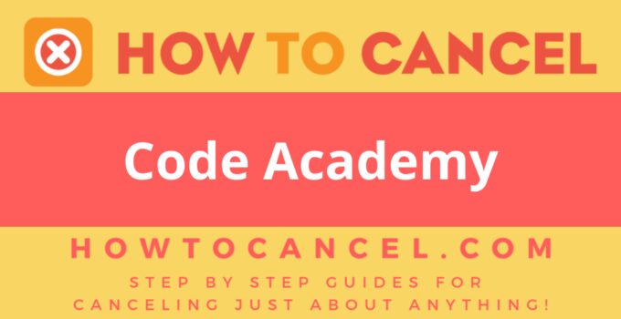 How to Cancel Code Academy