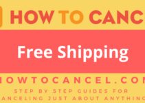 How to Cancel Free Shipping