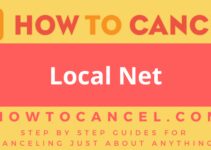 How to Cancel Local Net How to Cancel Local Net